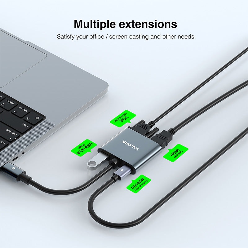 Valore 4-in-1 USB-C Hub (MH-011)