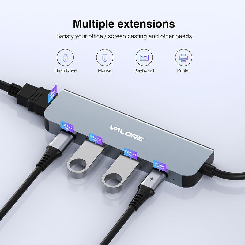 Valore 5-in-1 USB-C Hub (MH-012)