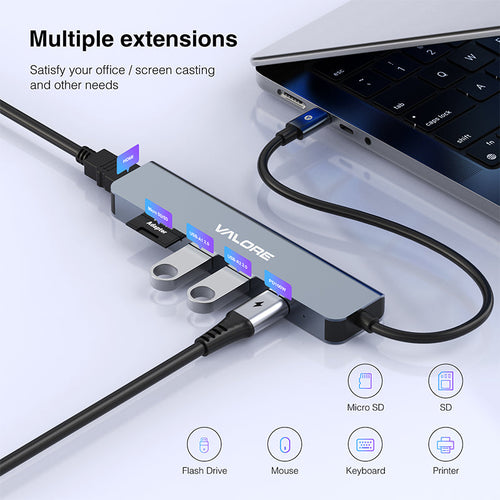 Valore 6-in-1 USB-C Hub (MH-013)