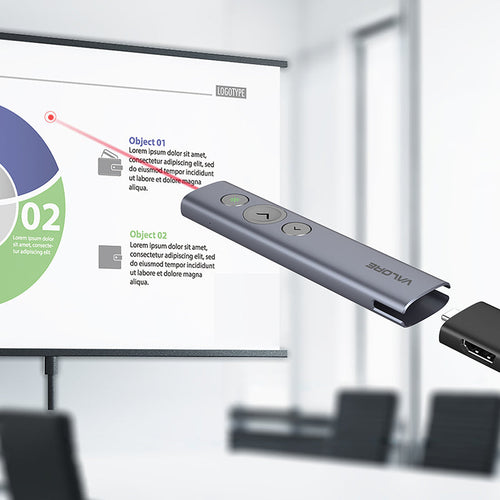 Valore Wireless Presenter with Hub & Laser Pointer (AC-215)