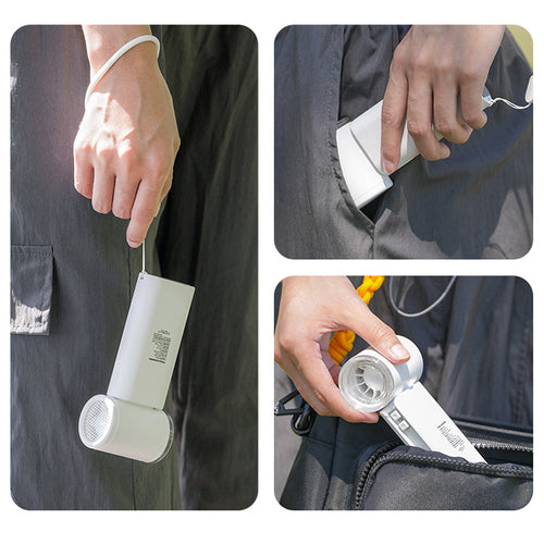 Valore Foldable Handheld Fan (FA-018) - White