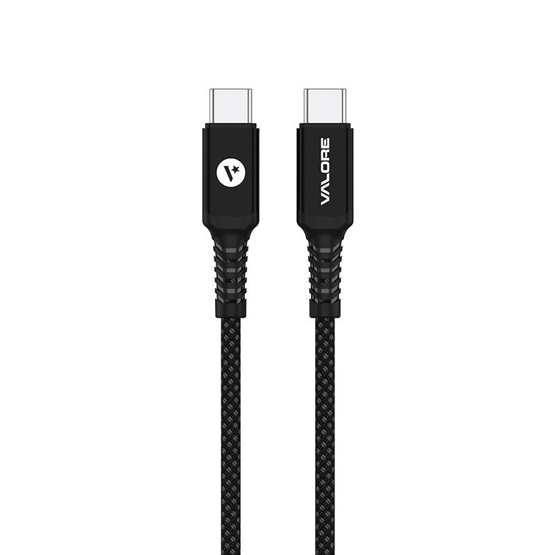 Valore USB-C to USB-C PD60W Charging Cable (CA-038) - Black