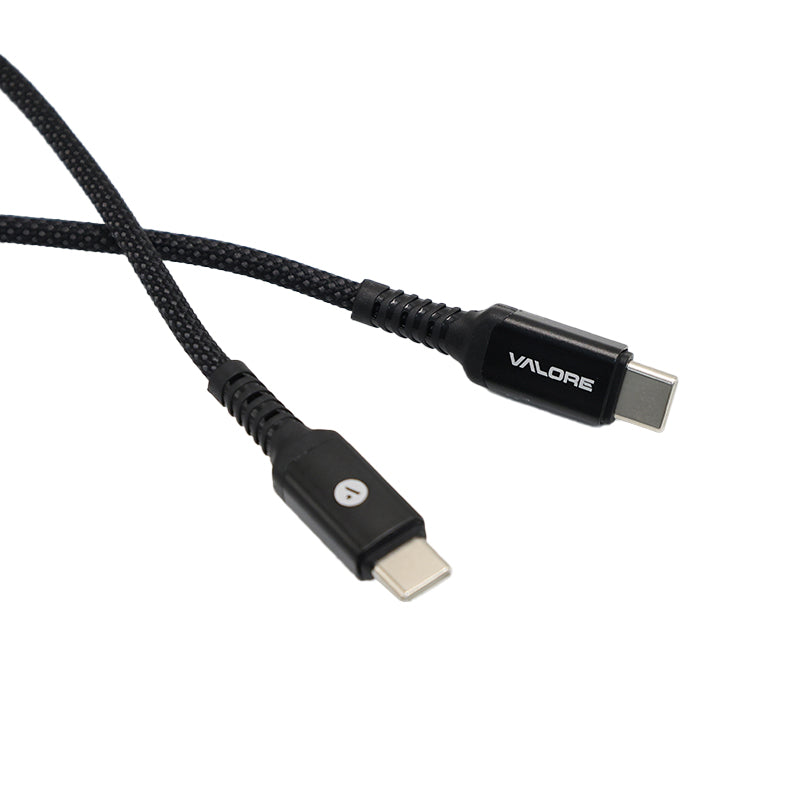 Valore USB-C to USB-C PD60W Charging Cable (CA-038) - Black