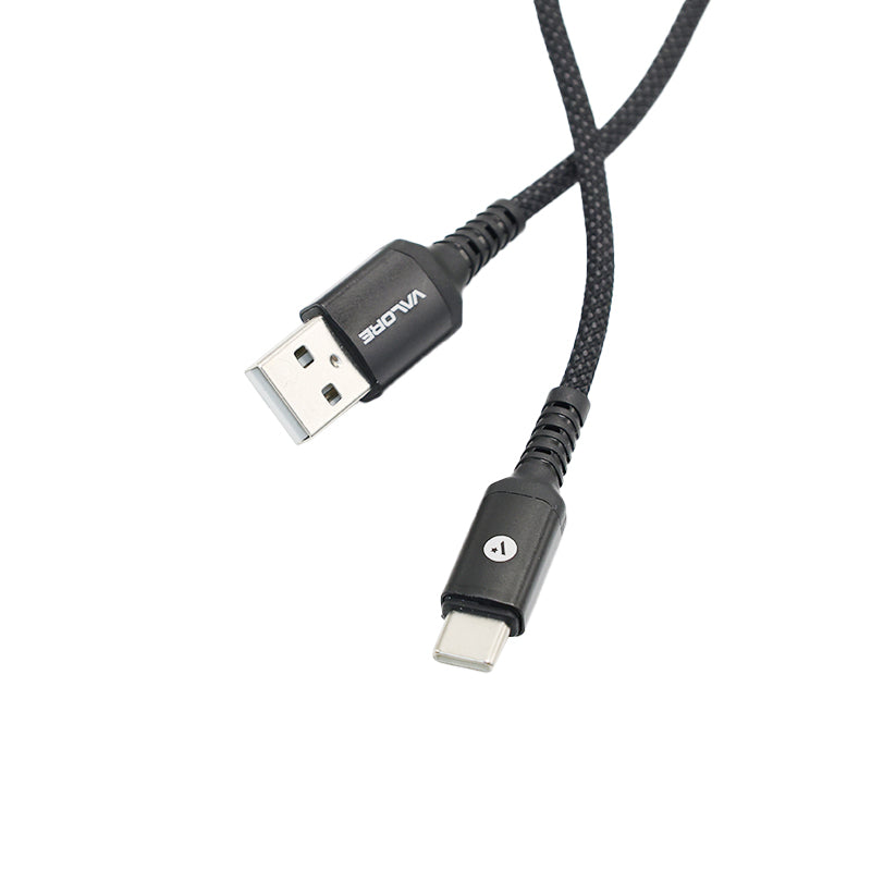 Valore USB-A to USB-C Charging Cable (CA-039) - Black