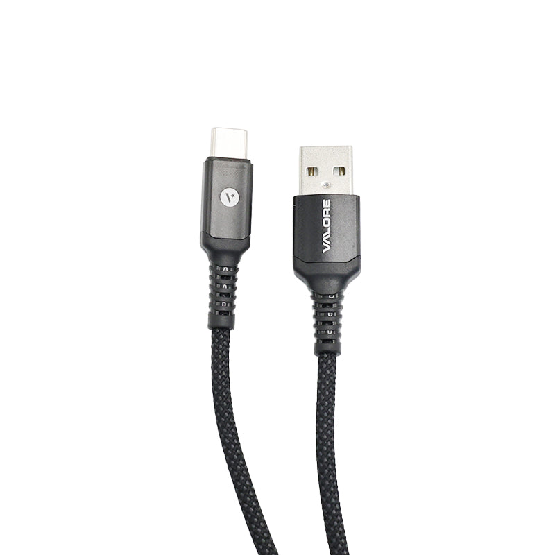 Valore USB-A to USB-C Charging Cable (CA-039) - Black