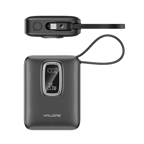 Valore PD46-BK PD35W 10000mAh Power Bank Black