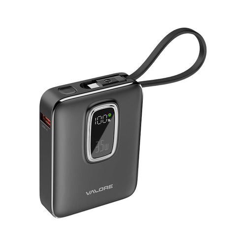 Valore PD46-BK PD35W 10000mAh Power Bank Black