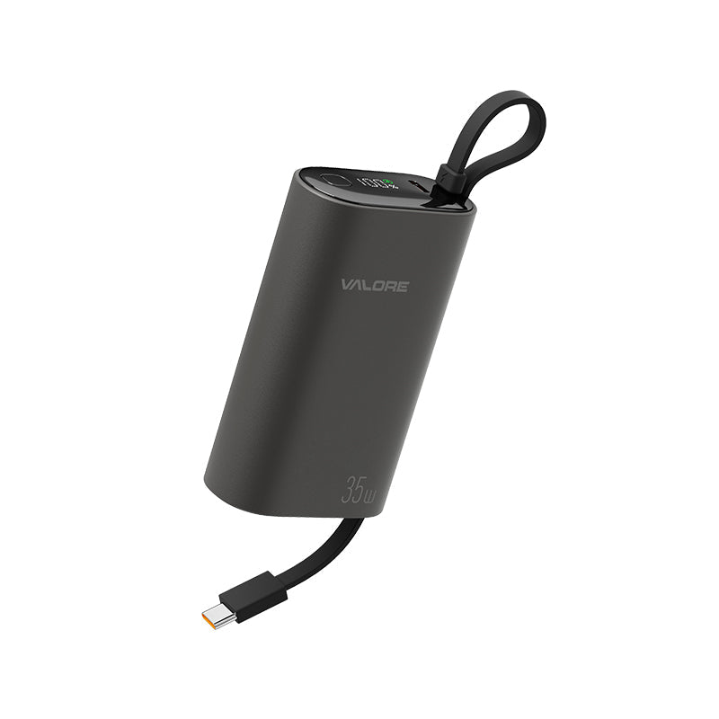 Valore PD47-BK PD35W 10000mAh Power Bank Black