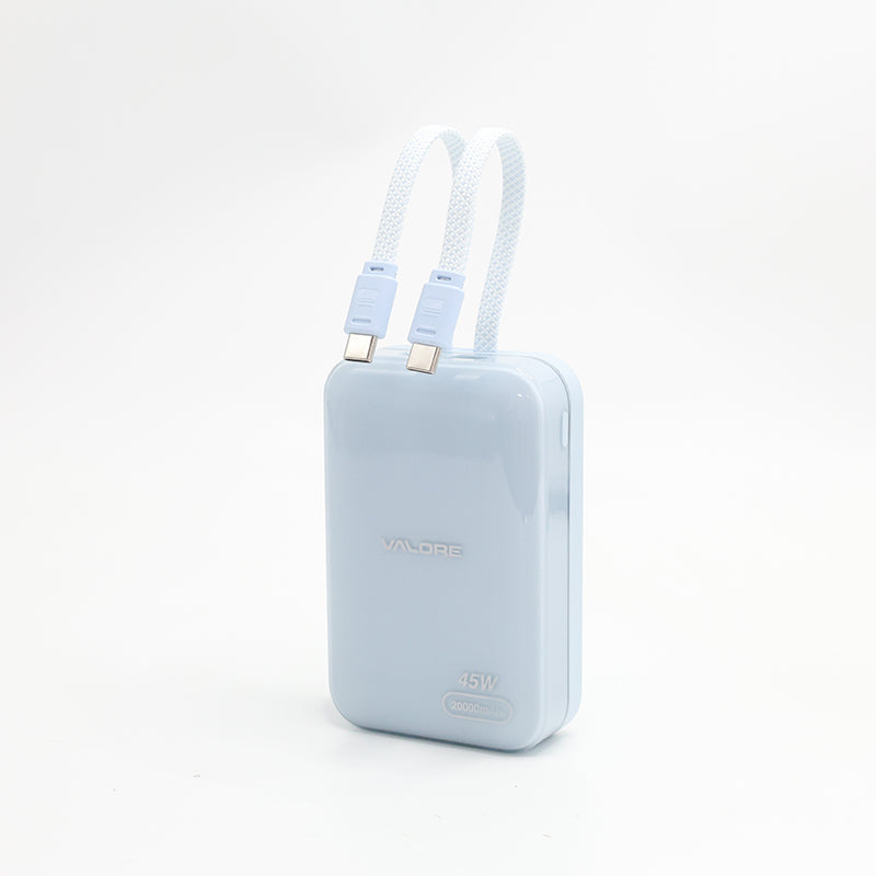 Valore PD45W 20000mAh Wireless Charging Power Bank (PD49) - Blue