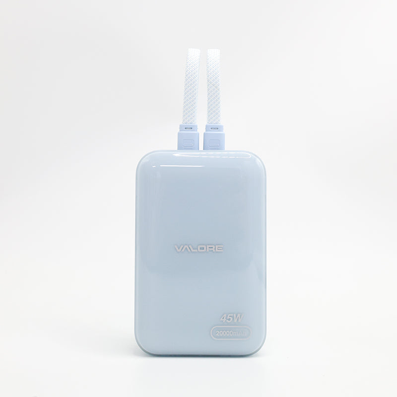 Valore PD45W 20000mAh Wireless Charging Power Bank (PD49) - Blue