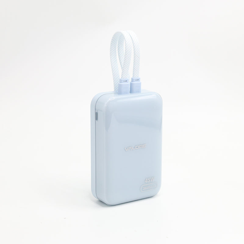 Valore PD45W 20000mAh Wireless Charging Power Bank (PD49) - Blue