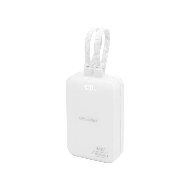 Valore PD45W 20000mAh Power Bank (PD49) - White