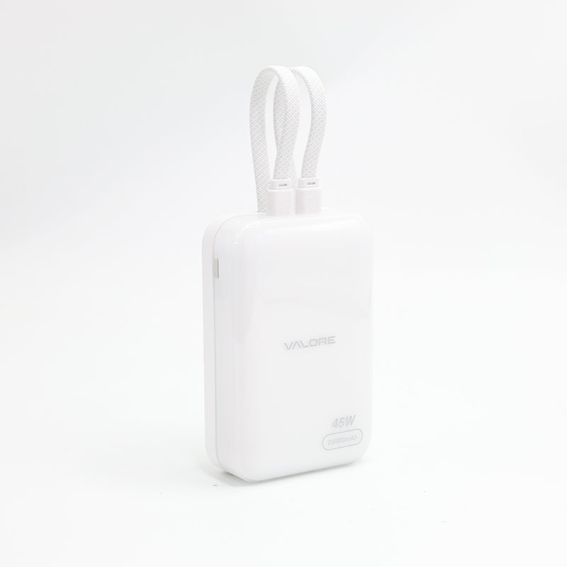 Valore PD45W 20000mAh Wireless Charging Power Bank (PD49) - White