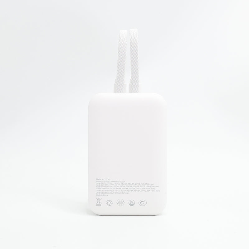 Valore PD45W 20000mAh Wireless Charging Power Bank (PD49) - White