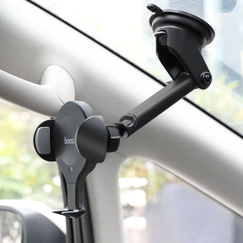 Hoco CA60 Aspiring infrared sensor wireless charging car holder
