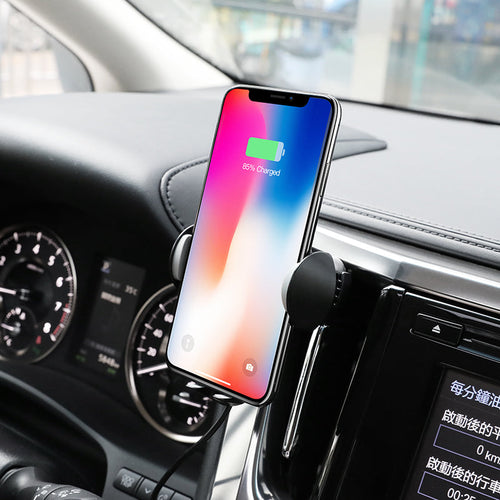 Hoco CA60 Aspiring infrared sensor wireless charging car holder