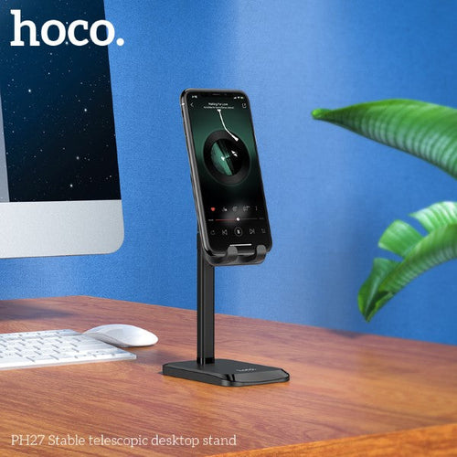 Hoco PH27 Stable Telescopic Desktop Stand (Black)