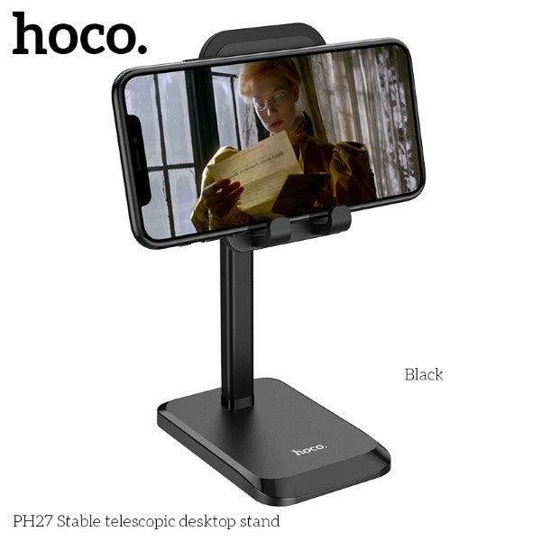 Hoco PH27 Stable Telescopic Desktop Stand (Black)