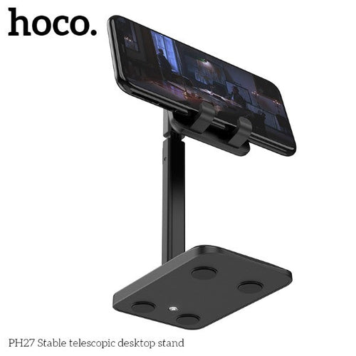 Hoco PH27 Stable Telescopic Desktop Stand (Black)