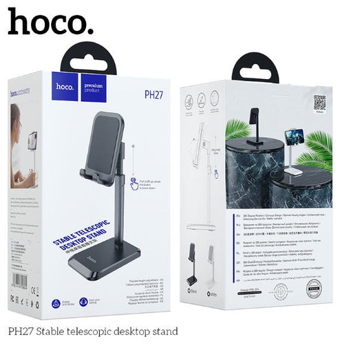 Hoco PH27 Stable Telescopic Desktop Stand (Black)
