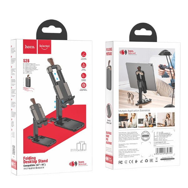 Hoco S28 Folding Desktop stand (Black)