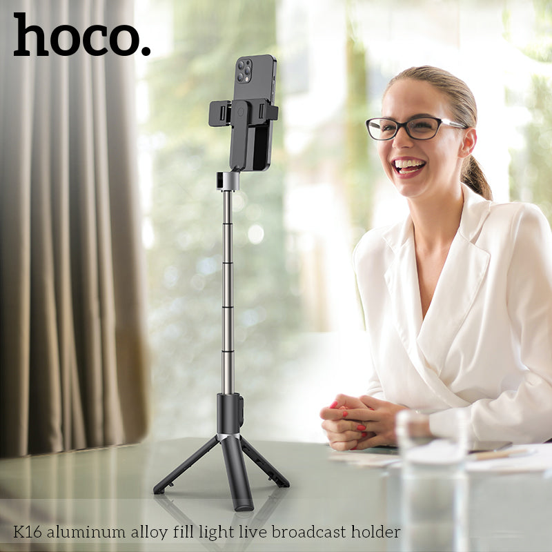 Hoco K16 Selfie Stick Tripod Holder (Black)