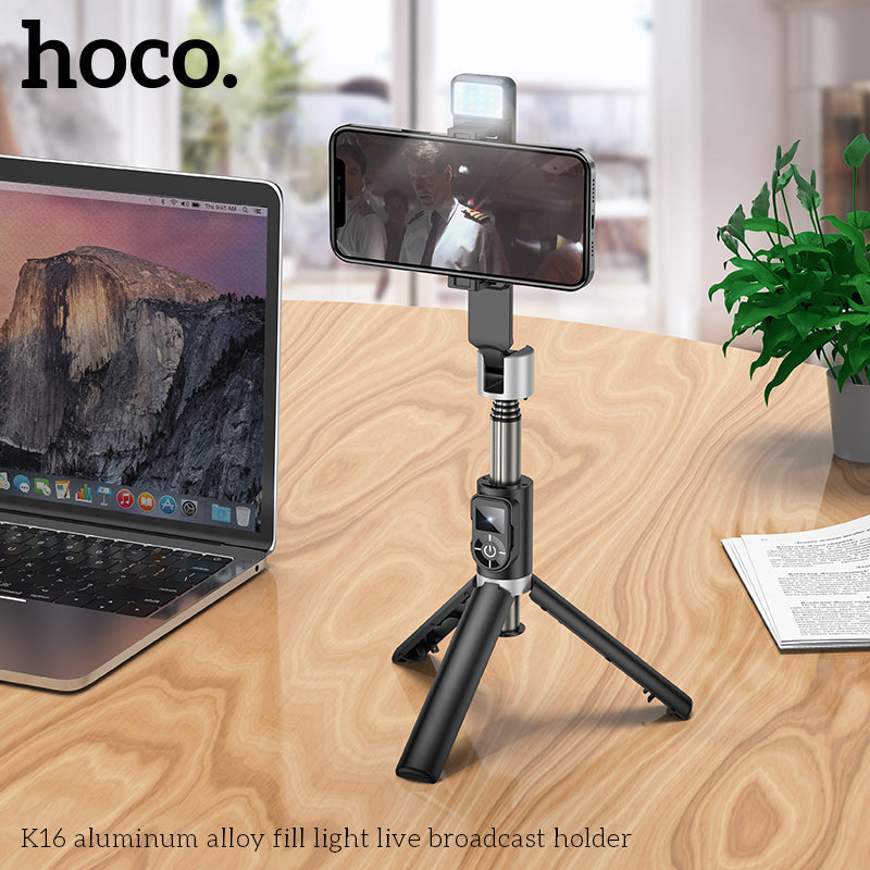Hoco K16 Selfie Stick Tripod Holder (Black)