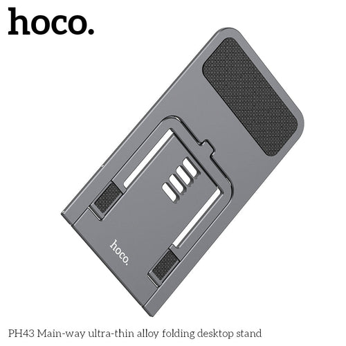 Hoco PH43 Ultra-Thin Folding Desktop Stand (Grey)
