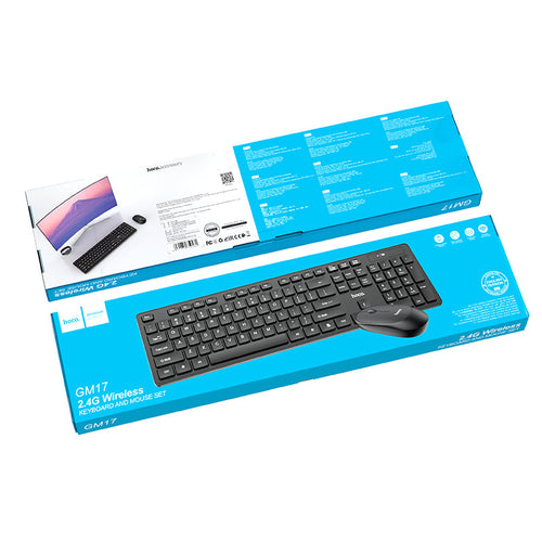 Hoco GM17 Wireless business keyboard and mouse set (English Version)