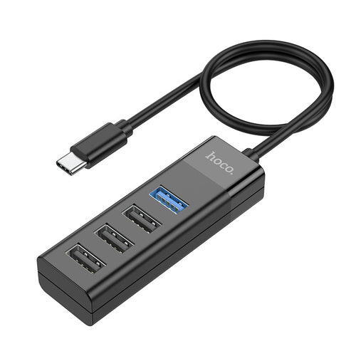 Hoco HB25 Easy Mix 4-in-1 Converter (Type-C to USB3.0+USB2.0*3)