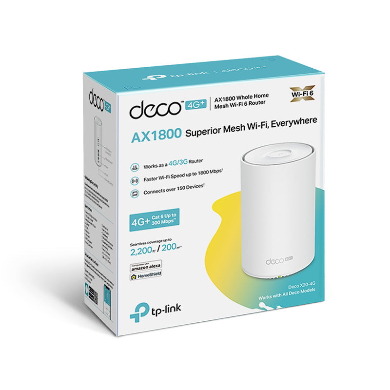 TP-Link Deco X20-4G AX1800 WiFi 6 Gateway