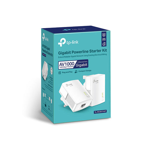 TP-Link TL-PA7017 KIT AV1000 Gigabit Powerline Starter Kit