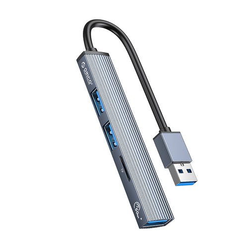 Orico AH-A12F-GY-BP 4 Ports USB-A To USB3.0 Hub (Grey)