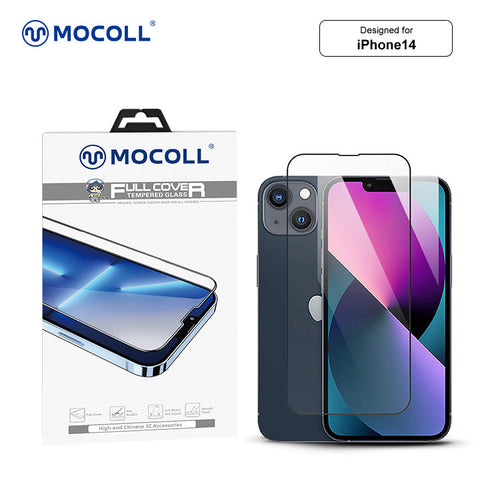 Mocoll iPhone 14 Pro Max Full Cover 2.5D Tempered Glass Protector
