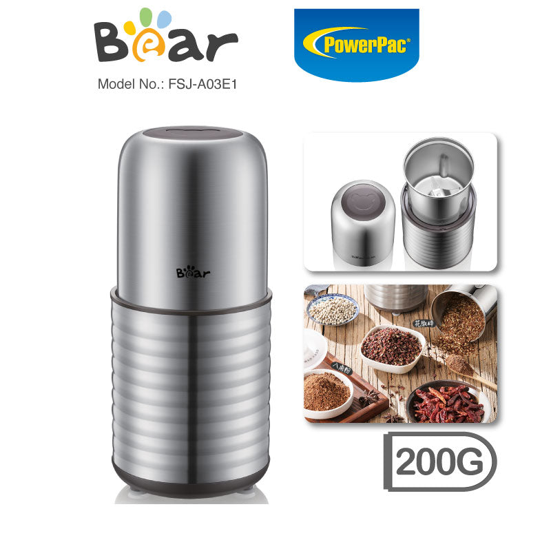 Bear FSJ-A03E1 Multifunctional Electric Coffee Bean, Spice Grinder Blender Chopper / Dry Mill