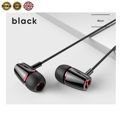 Joyroom Dynamic in-Ear Wired Control Headphone (Black)