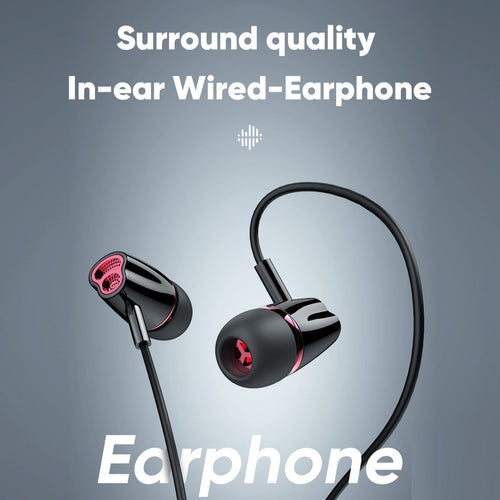 Joyroom Dynamic in-Ear Wired Control Headphone (White)