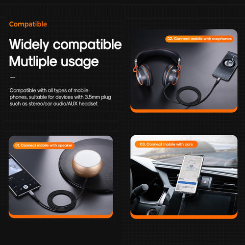 Joyroom A03 Type C to 3.5mm Audio Cable (1M)
