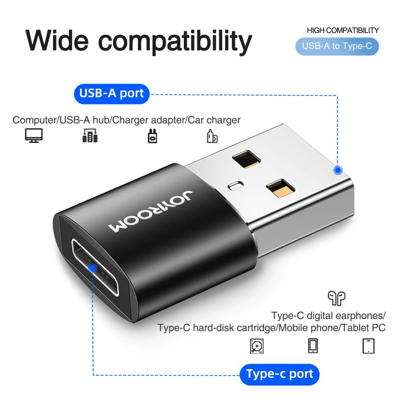 Joyroom USB to TypeC Adapter (X2)
