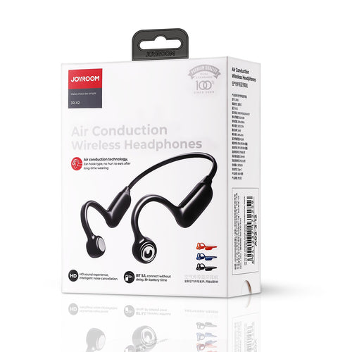 Joyroom Air Conduction Wireless Headphones (x2) (Black)