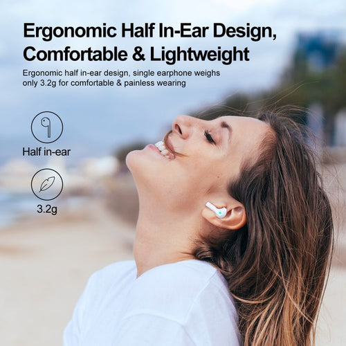 Joyroom TL11 ENC Wireless Earbuds Dual Mic (White)