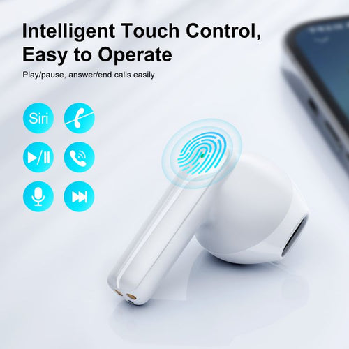 Joyroom TL11 ENC Wireless Earbuds Dual Mic (White)