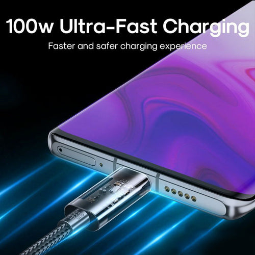 Joyroom Type C To C 100W E-Chip Fast Charging Data Cable
