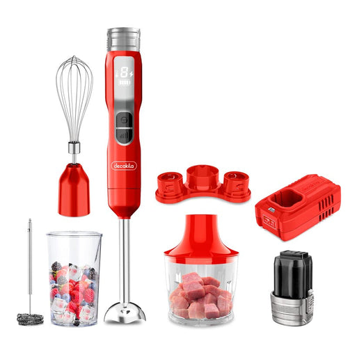 Decakila KEJB056R Cordless Hand Blender