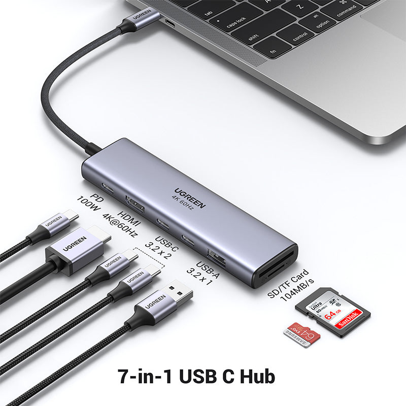 Ugreen CM511 45521 7-in-1 USB-C Hub