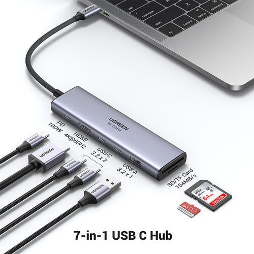 Ugreen CM511 45521 7-in-1 USB-C Hub