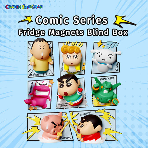 Crayon Shinchan Comic Series Fridge Magnets Blind Box