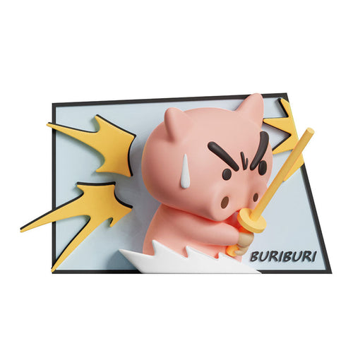 Crayon Shinchan Comic Series Fridge Magnets Blind Box