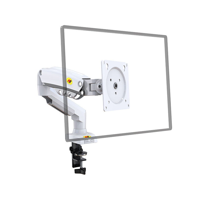 Northbayou F80 Single Monitor Arm (White)