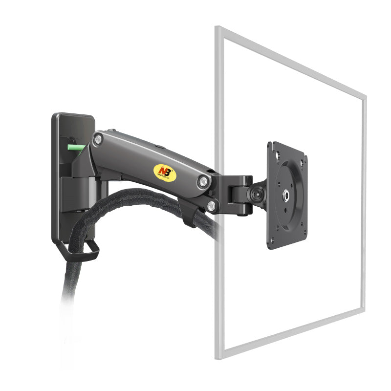 Northbayou F120 Monitor Wall Mount (17 to 27inch) - Grey